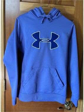 Under Armour Bright Royal Blue Hoodie with Navy Logo